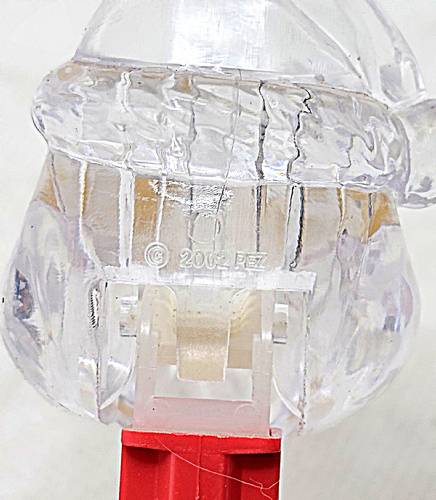 PEZ - Crystal Collection - Santa Claus - Clear Crystal Head, Clear Crystal Hat - E