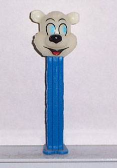 PEZ - Christmas - Glow-in-the-Dark - Polar Bear - Glowing Head - A