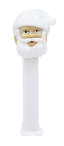 PEZ - Christmas - Misfits - Santa Claus - Tan Head, White Hat - D