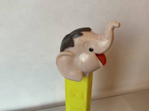 PEZ - Circus - Big Top Elephant (with Hair) - Pink/Brown/Red