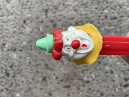 PEZ - Circus - Clown with Collar - Aqua Hat