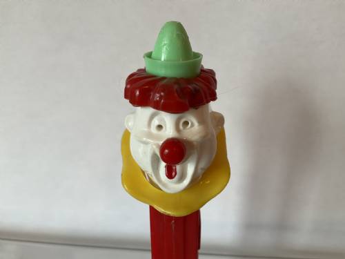 PEZ - Circus - Clown with Collar - Aqua Hat