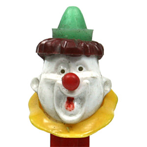 PEZ - Circus - Clown with Collar - Green Hat