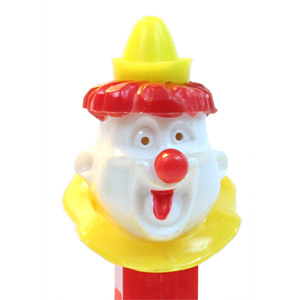 PEZ - Circus - Clown with Collar - Yellow Hat