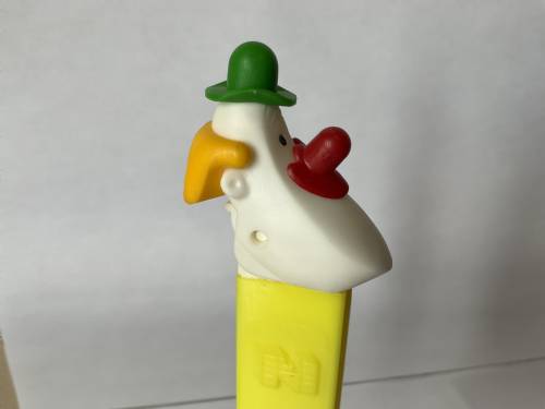 PEZ - Circus - Long Face Clown - Green/Red/Yellow