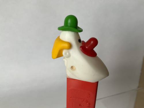 PEZ - Circus - Long Face Clown - Green/Red/Yellow