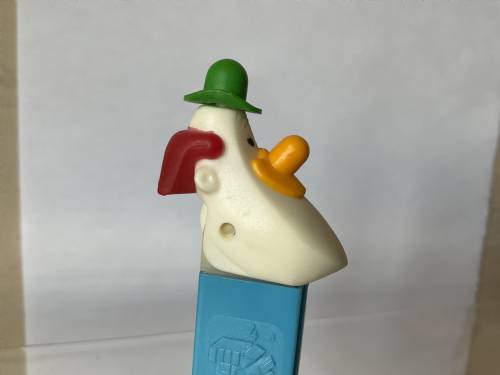 PEZ - Circus - Long Face Clown - Green/Yellow/Red