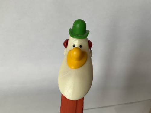 PEZ - Circus - Long Face Clown - Green/Yellow/Red