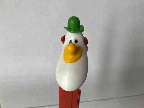 PEZ - Circus - Long Face Clown - Green/Yellow/Red