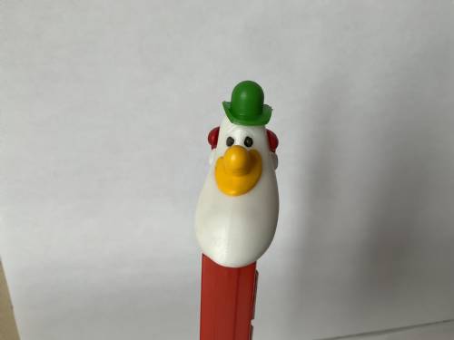 PEZ - Circus - Long Face Clown - Green/Yellow/Red