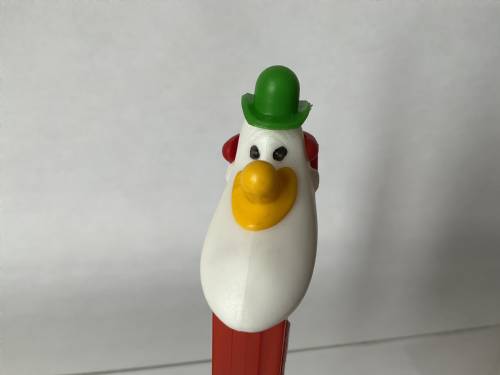 PEZ - Circus - Long Face Clown - Green/Yellow/Red