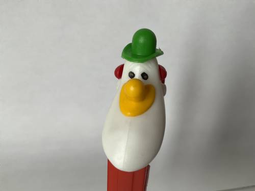 PEZ - Circus - Long Face Clown - Green/Yellow/Red