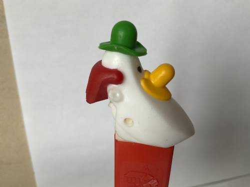 PEZ - Circus - Long Face Clown - Green/Yellow/Red