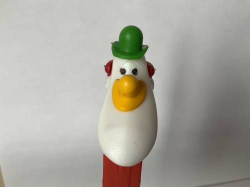 PEZ - Circus - Long Face Clown - Green/Yellow/Red