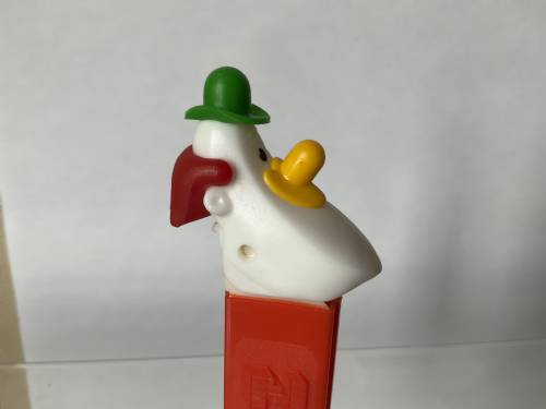 PEZ - Circus - Long Face Clown - Green/Yellow/Red