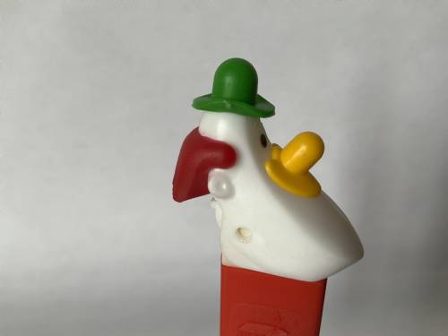 PEZ - Circus - Long Face Clown - Green/Yellow/Red