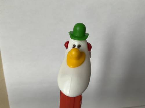 PEZ - Circus - Long Face Clown - Green/Yellow/Red