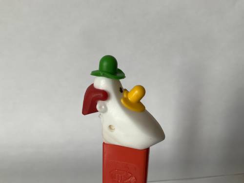 PEZ - Circus - Long Face Clown - Green/Yellow/Red