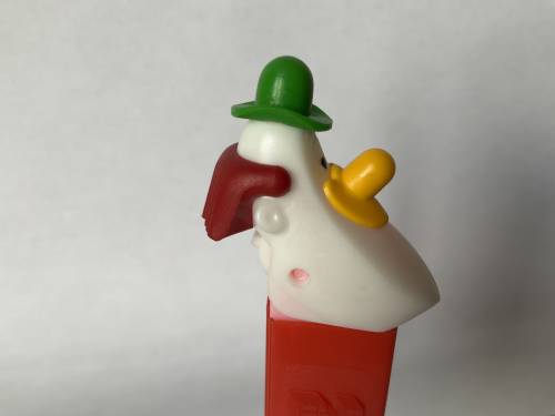 PEZ - Circus - Long Face Clown - Green/Yellow/Red