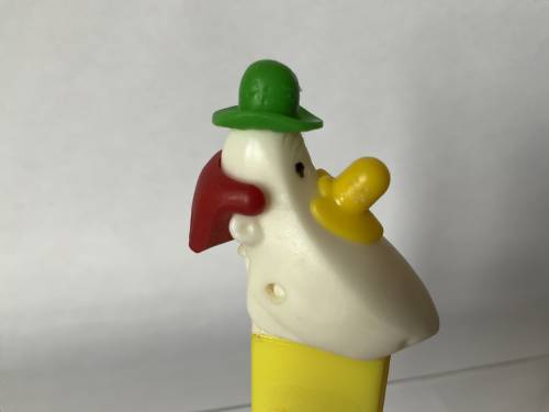 PEZ - Circus - Long Face Clown - Green/Yellow/Red