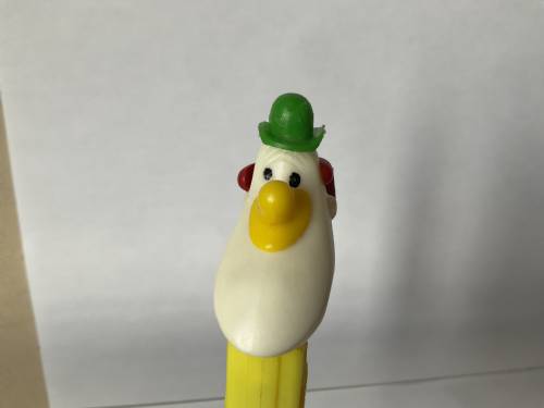 PEZ - Circus - Long Face Clown - Green/Yellow/Red