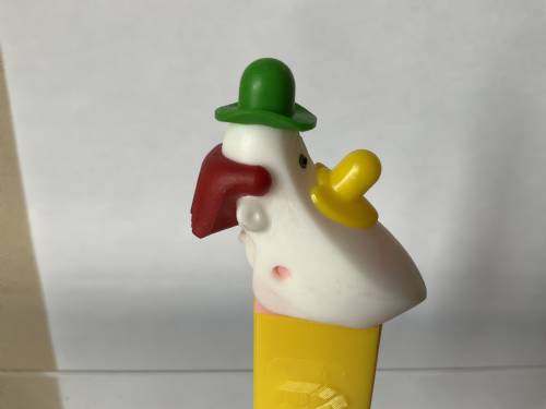 PEZ - Circus - Long Face Clown - Green/Yellow/Red