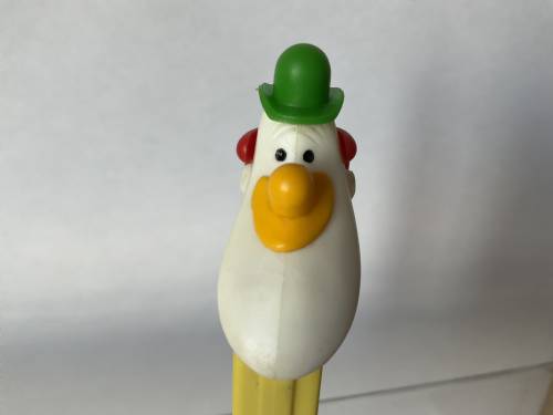 PEZ - Circus - Long Face Clown - Green/Yellow/Red