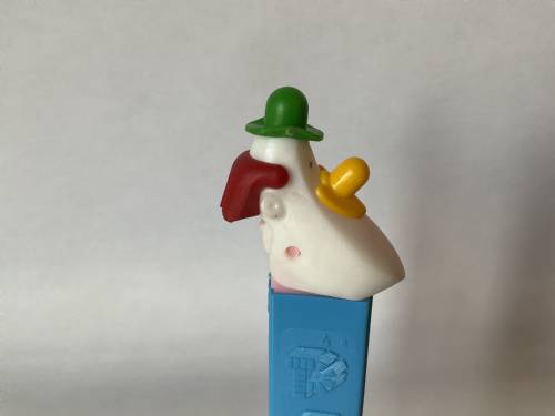 PEZ - Circus - Long Face Clown - Green/Yellow/Red