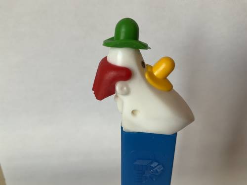 PEZ - Circus - Long Face Clown - Green/Yellow/Red