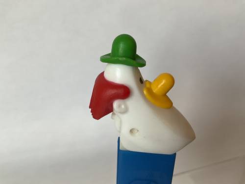 PEZ - Circus - Long Face Clown - Green/Yellow/Red