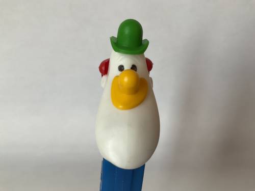 PEZ - Circus - Long Face Clown - Green/Yellow/Red