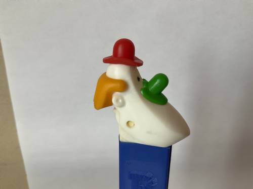 PEZ - Circus - Long Face Clown - Red/Green/Orange