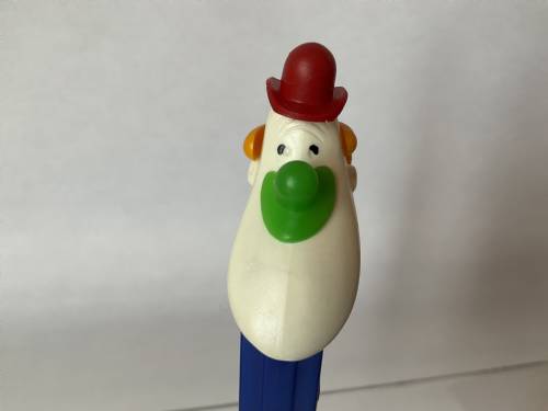 PEZ - Circus - Long Face Clown - Red/Green/Orange