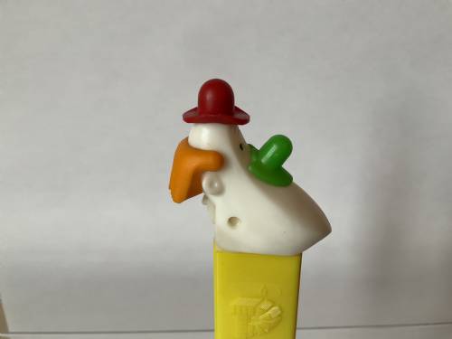 PEZ - Circus - Long Face Clown - Red/Green/Orange