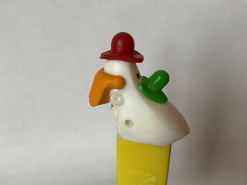 PEZ - Circus - Long Face Clown - Red/Green/Orange