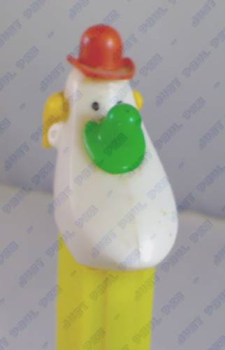 PEZ - Circus - Long Face Clown - Red/Green/Yellow