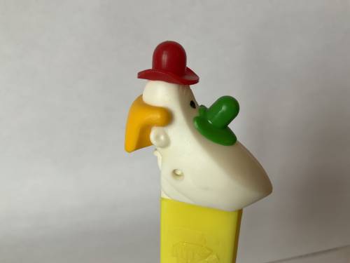 PEZ - Circus - Long Face Clown - Red/Green/Yellow