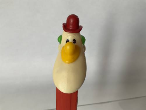 PEZ - Circus - Long Face Clown - Red/Yellow/Green