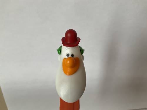 PEZ - Circus - Long Face Clown - Red/Yellow/Green