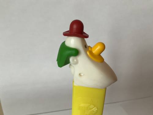 PEZ - Circus - Long Face Clown - Red/Yellow/Green