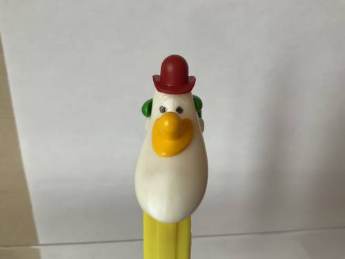 PEZ - Circus - Long Face Clown - Red/Yellow/Green