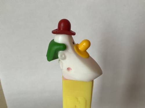 PEZ - Circus - Long Face Clown - Red/Yellow/Green