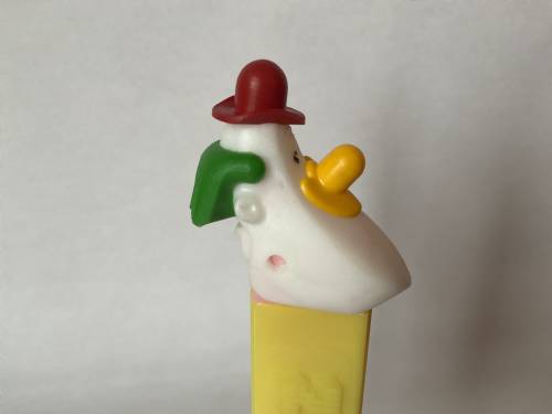 PEZ - Circus - Long Face Clown - Red/Yellow/Green