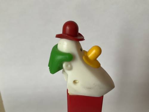 PEZ - Circus - Long Face Clown - Red/Yellow/Green