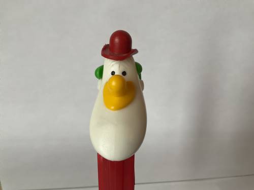 PEZ - Circus - Long Face Clown - Red/Yellow/Green