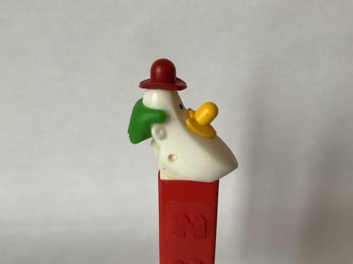 PEZ - Circus - Long Face Clown - Red/Yellow/Green