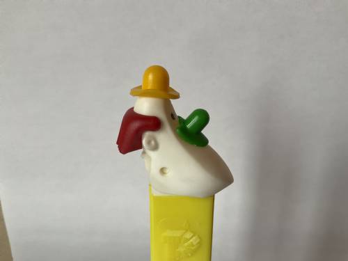 PEZ - Circus - Long Face Clown - Yellow/Green/Red