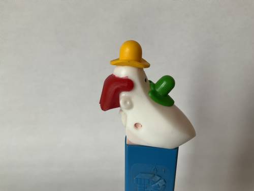 PEZ - Circus - Long Face Clown - Yellow/Green/Red