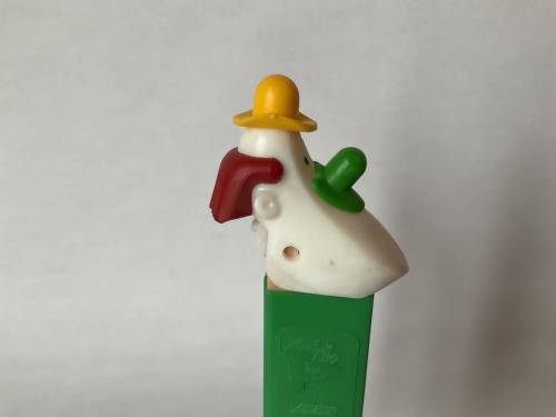 PEZ - Circus - Long Face Clown - Yellow/Green/Red