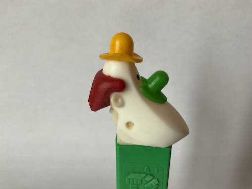 PEZ - Circus - Long Face Clown - Yellow/Green/Red